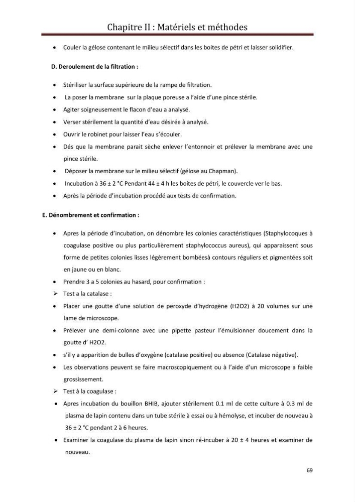 Contribution a L\'étude des parametres physico-chimique et bactériologiques du littoral de boudouaou el bahri pour la création d\'une station d\'une station d\'épuration