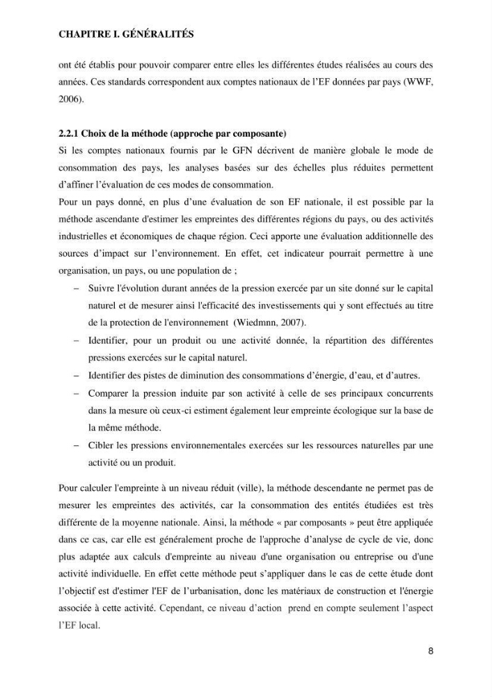 Empreinte écologique de l\'urbanisation au niveau des villes côtières algeriennes: cas de la wilaya d\'Alger,Tipaza et Tlemcen