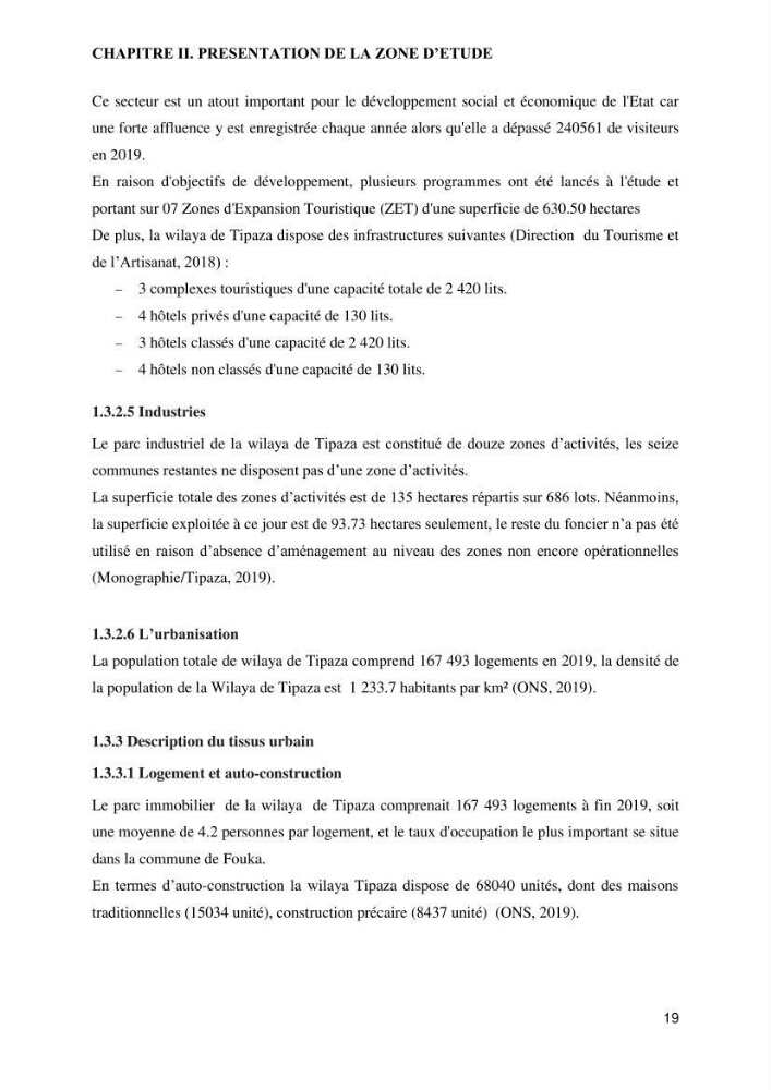 Empreinte écologique de l\'urbanisation au niveau des villes côtières algeriennes: cas de la wilaya d\'Alger,Tipaza et Tlemcen