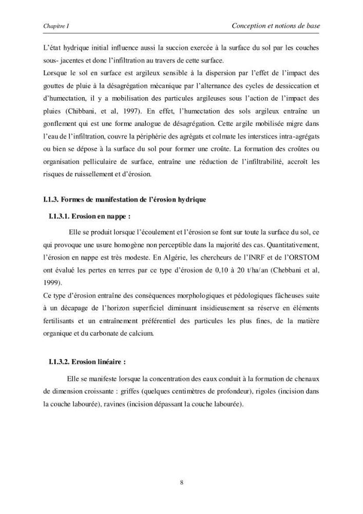 Les débits liquides et solides des cours d\'eau algériens et leur impact sur le milieu marin et littoral (bassin versant de l\'Isser et Mazafran).