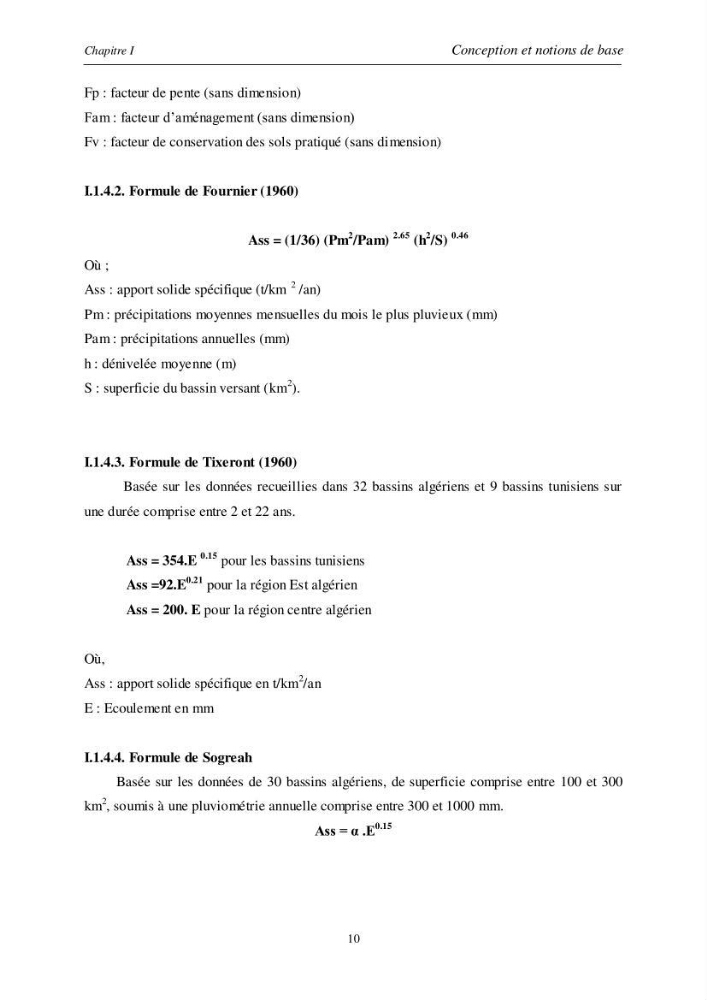Les débits liquides et solides des cours d\'eau algériens et leur impact sur le milieu marin et littoral (bassin versant de l\'Isser et Mazafran).