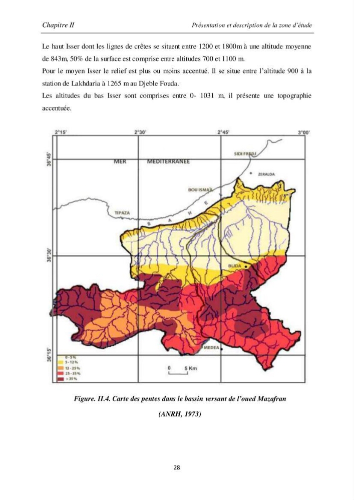 Les débits liquides et solides des cours d\'eau algériens et leur impact sur le milieu marin et littoral (bassin versant de l\'Isser et Mazafran).