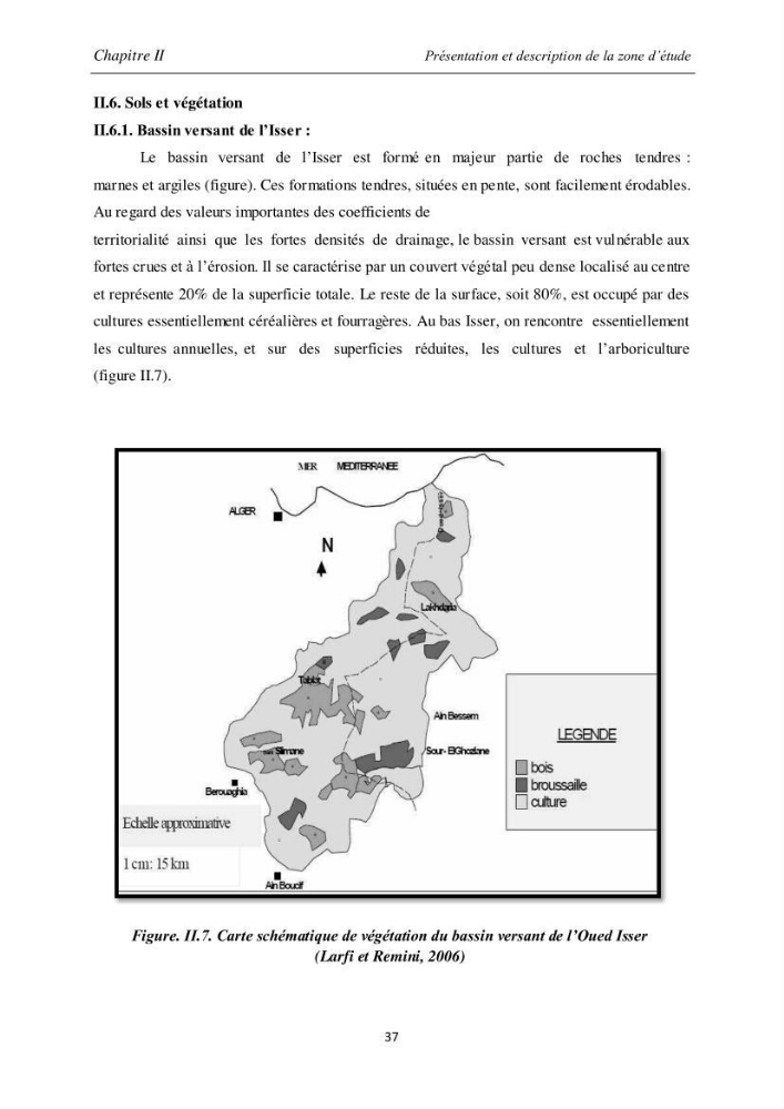 Les débits liquides et solides des cours d\'eau algériens et leur impact sur le milieu marin et littoral (bassin versant de l\'Isser et Mazafran).