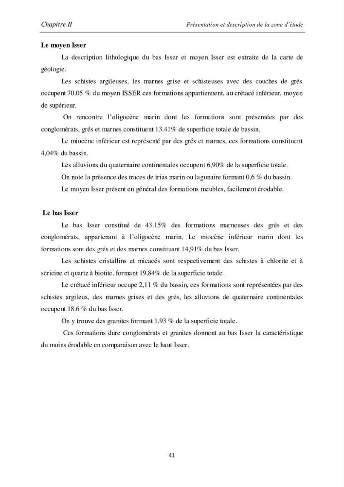 Les débits liquides et solides des cours d\'eau algériens et leur impact sur le milieu marin et littoral (bassin versant de l\'Isser et Mazafran).