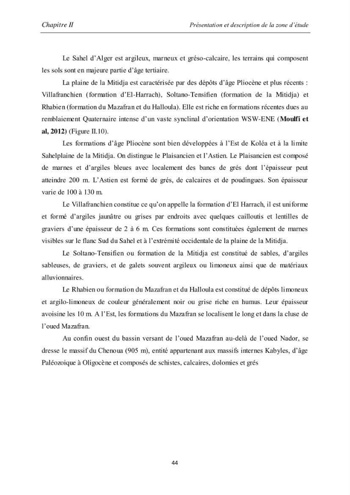 Les débits liquides et solides des cours d\'eau algériens et leur impact sur le milieu marin et littoral (bassin versant de l\'Isser et Mazafran).