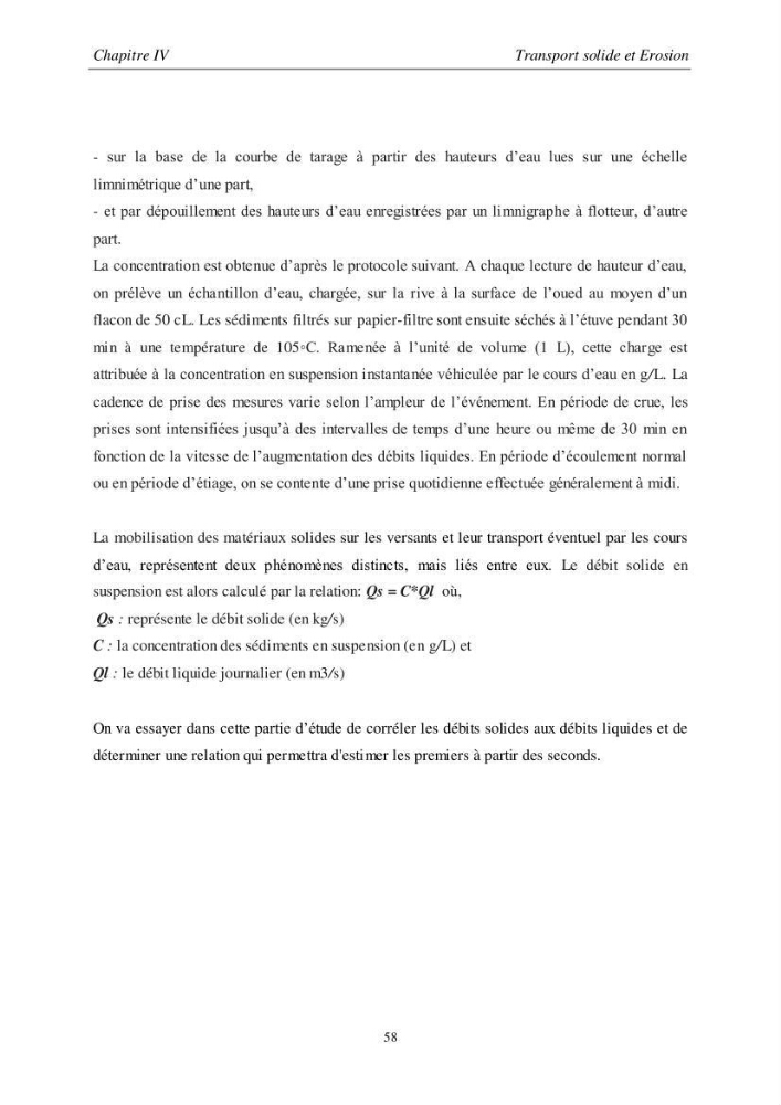 Les débits liquides et solides des cours d\'eau algériens et leur impact sur le milieu marin et littoral (bassin versant de l\'Isser et Mazafran).