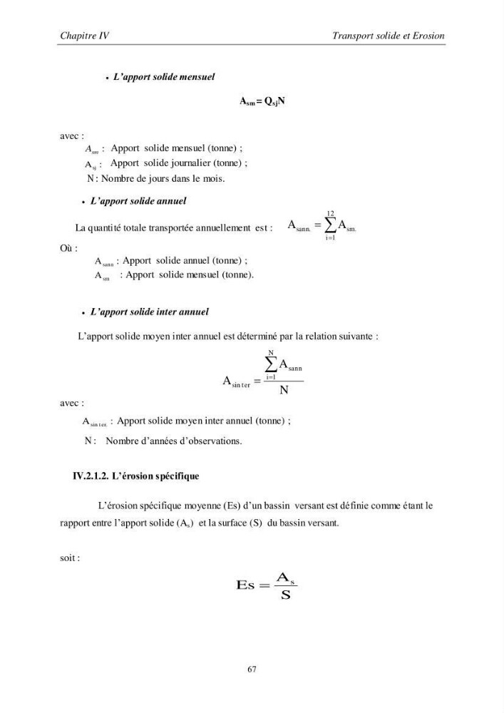Les débits liquides et solides des cours d\'eau algériens et leur impact sur le milieu marin et littoral (bassin versant de l\'Isser et Mazafran).