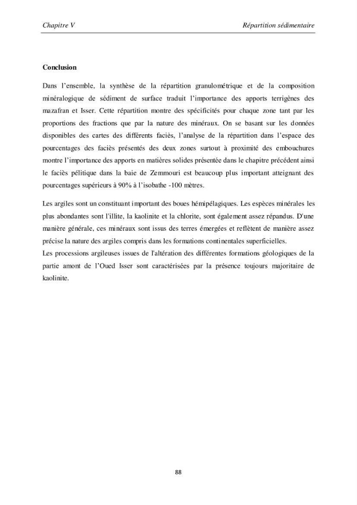 Les débits liquides et solides des cours d\'eau algériens et leur impact sur le milieu marin et littoral (bassin versant de l\'Isser et Mazafran).