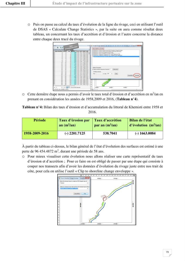 Etude hydrosédimentaire du rivage de Khemisti: application de la modelisation numérique en domaine bidimensionnel par un logiciel de calcul MIKE 21