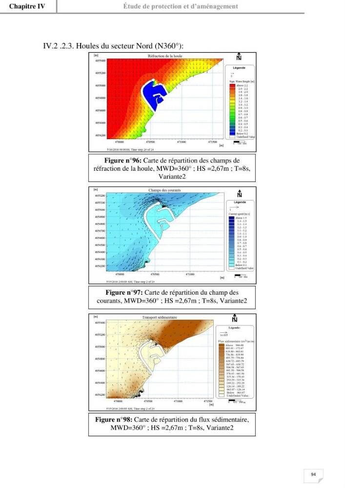 Etude hydrosédimentaire du rivage de Khemisti: application de la modelisation numérique en domaine bidimensionnel par un logiciel de calcul MIKE 21