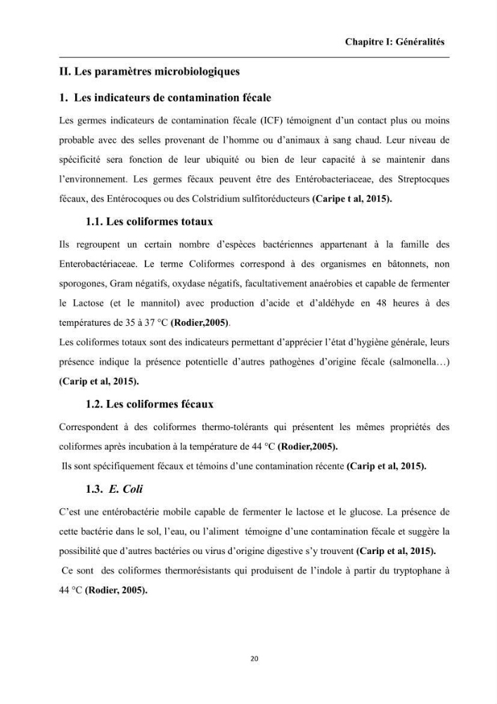 Contribution à l’évaluation de la qualité environmental d’une ferme aquacole