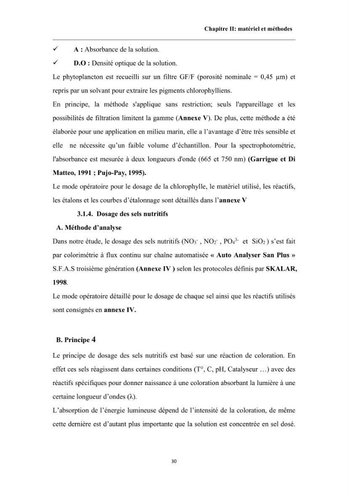 Contribution à l’évaluation de la qualité environmental d’une ferme aquacole
