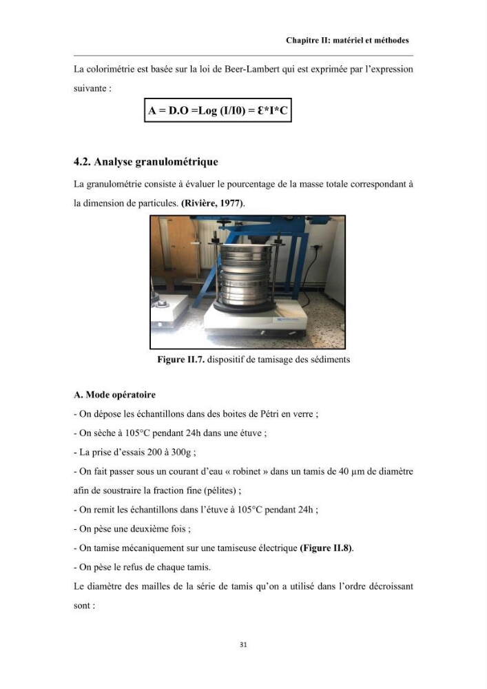 Contribution à l’évaluation de la qualité environmental d’une ferme aquacole