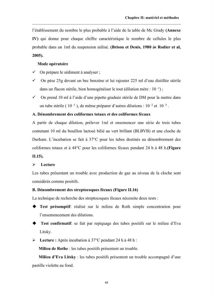 Contribution à l’évaluation de la qualité environmental d’une ferme aquacole