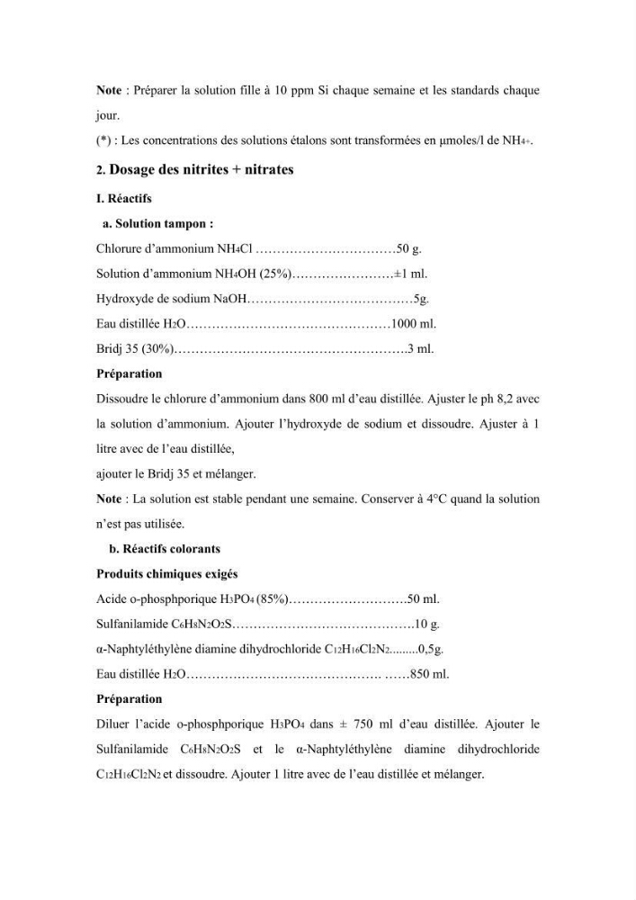 Contribution à l’évaluation de la qualité environmental d’une ferme aquacole