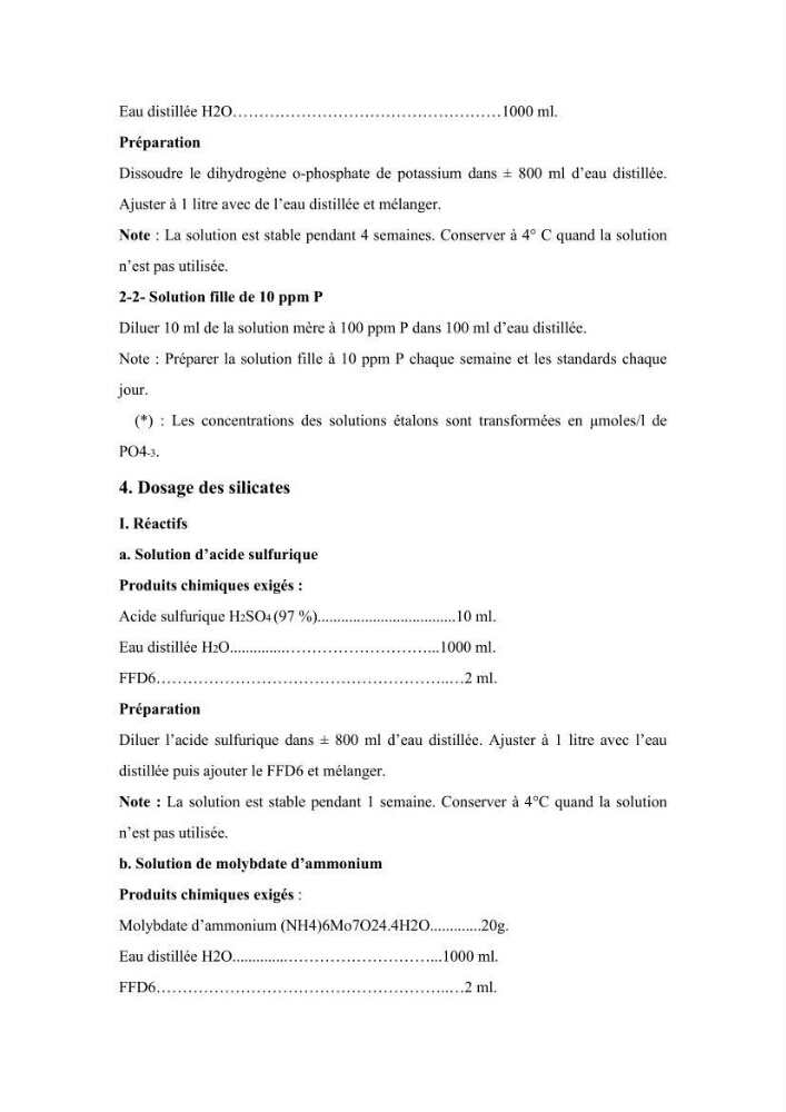 Contribution à l’évaluation de la qualité environmental d’une ferme aquacole