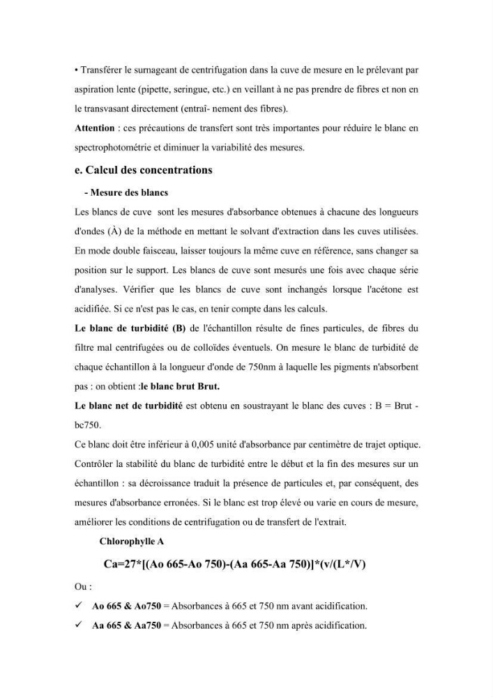 Contribution à l’évaluation de la qualité environmental d’une ferme aquacole