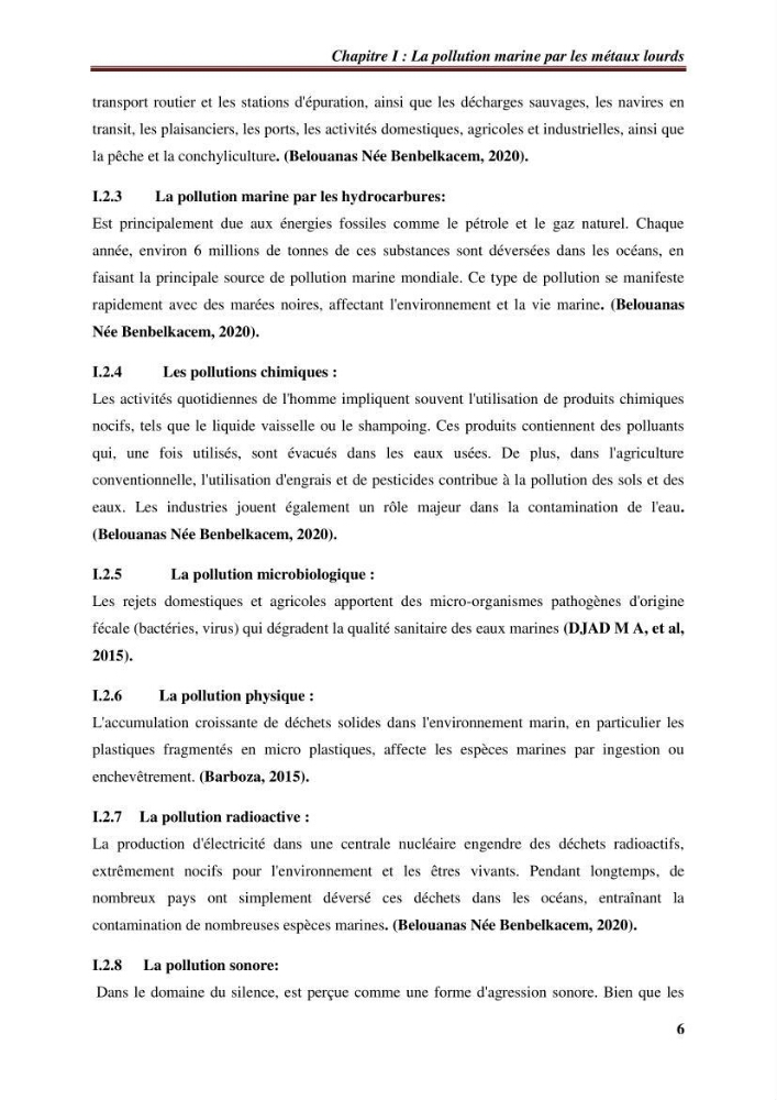 Estimation de la contamination par certains métaux lourds au niveau de la chair d\'un poisson d\'élevage