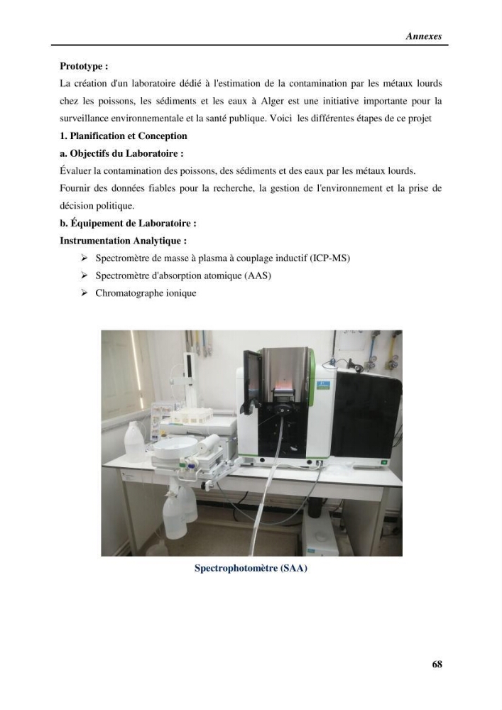 Estimation de la contamination par certains métaux lourds au niveau de la chair d\'un poisson d\'élevage
