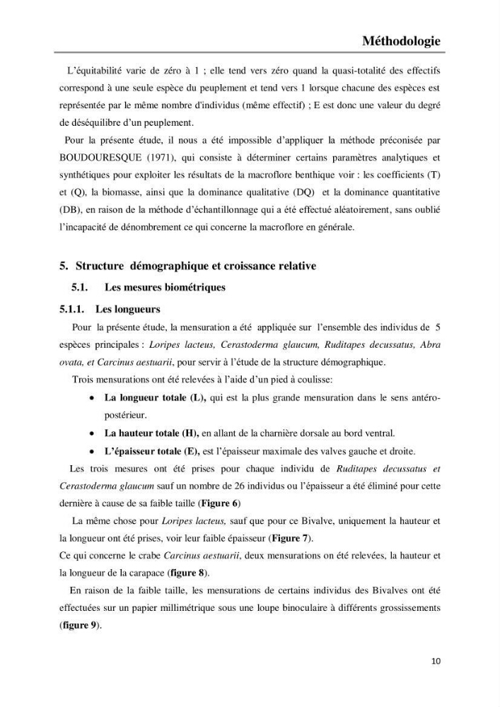 Etude de la structure du peuplement benthique de la lagune Mellah (El-Kala, Algérie) prélèvements: mai 2017 et mai 2018