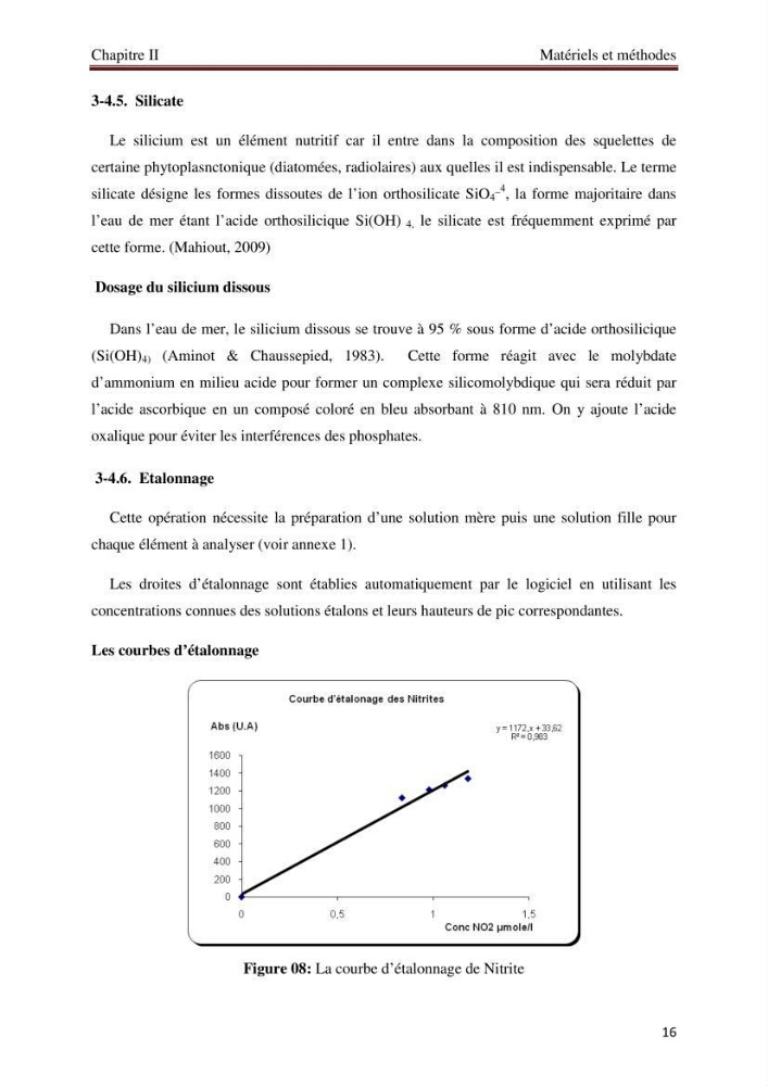 Mesures des paramètres physico-chimiques au niveau du port d\'El Djamila