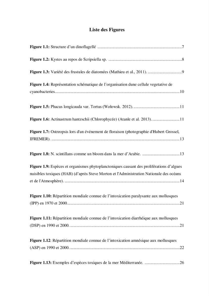 Diagnostic sur la contamination des mollusques par le phytoplancton toxique ou/et nuisible d’une ferme conchylicole « CULTMARE »