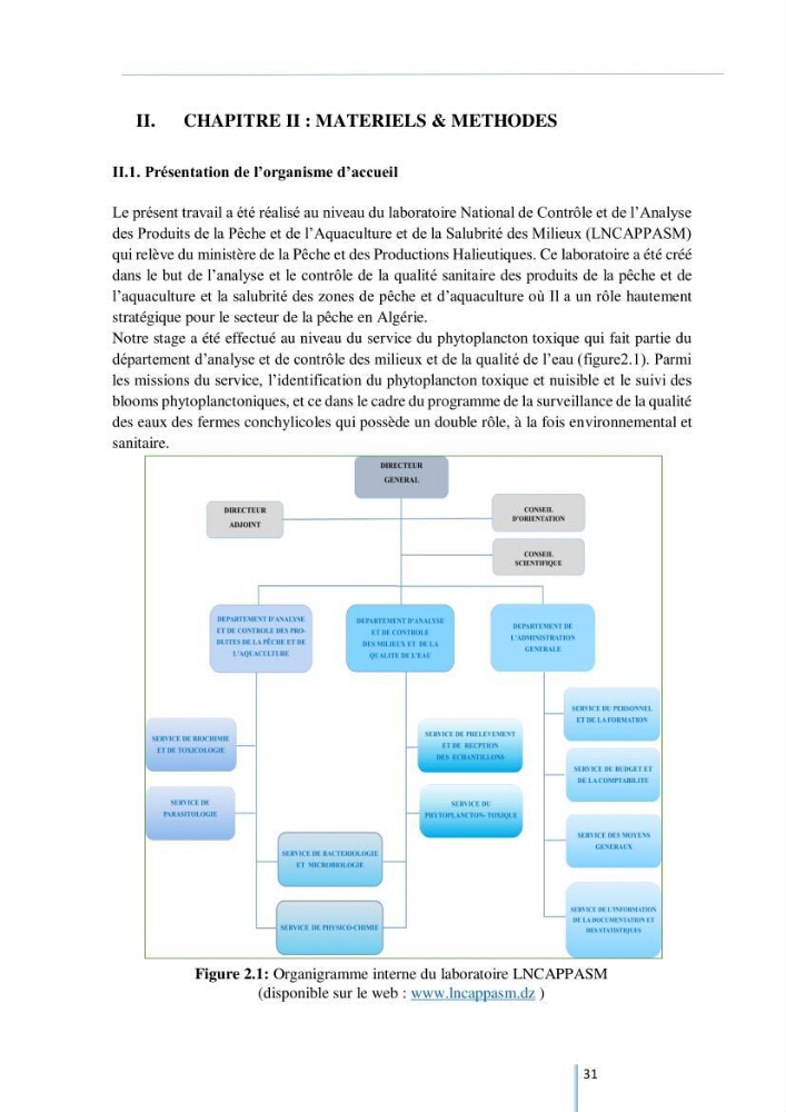 Diagnostic sur la contamination des mollusques par le phytoplancton toxique ou/et nuisible d’une ferme conchylicole « CULTMARE »