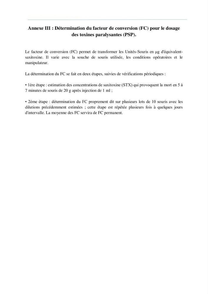 Diagnostic sur la contamination des mollusques par le phytoplancton toxique ou/et nuisible d’une ferme conchylicole « CULTMARE »
