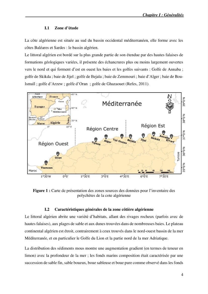 Inventaire de référence des polychètes de la côte algérienne composante de la base des données BANBIOM