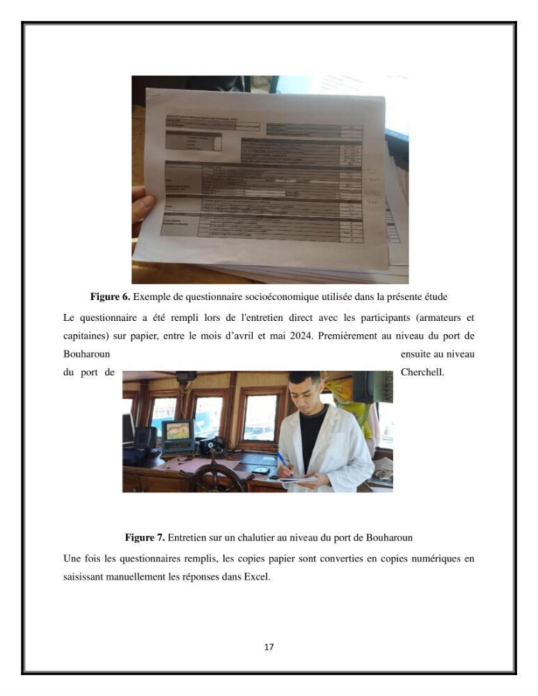 Contribution à l’étude de quelques indicateurs socioéconomiques de la pêcherie dans les ports Bouharoun et Cherchell