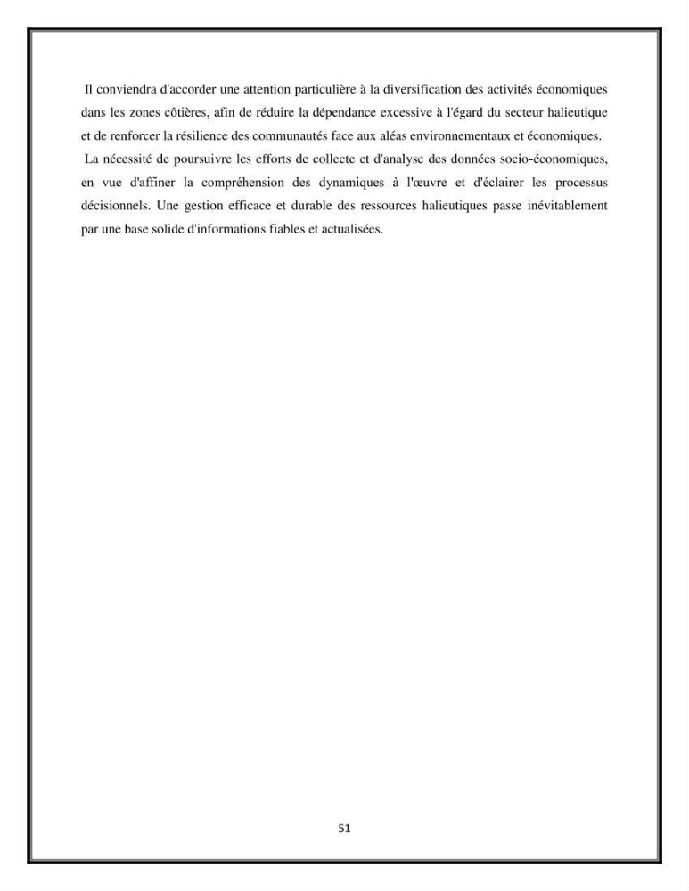 Contribution à l’étude de quelques indicateurs socioéconomiques de la pêcherie dans les ports Bouharoun et Cherchell