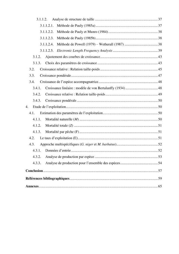 Contribution à l\'étude de la croissance et de l\'exploitation du Gobie noir Gobius niger L., 1758 ( Perciformes, Gobidae) du golg de Annaba:
