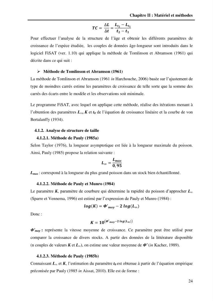 Contribution à l\'étude de la croissance et de l\'exploitation du Gobie noir Gobius niger L., 1758 ( Perciformes, Gobidae) du golg de Annaba: