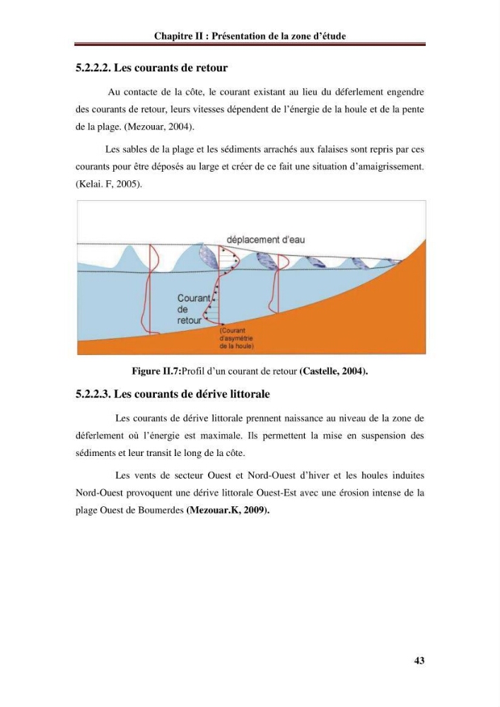 Analyse statistique de l\'évolution morphodynamique du morphodynamique du littoral de Boumerdès