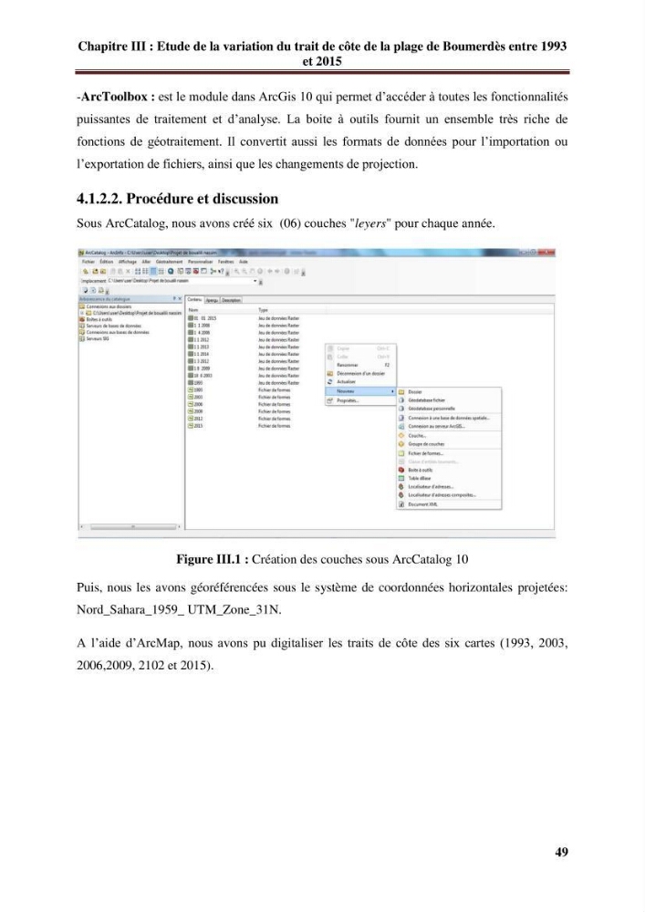 Analyse statistique de l\'évolution morphodynamique du morphodynamique du littoral de Boumerdès