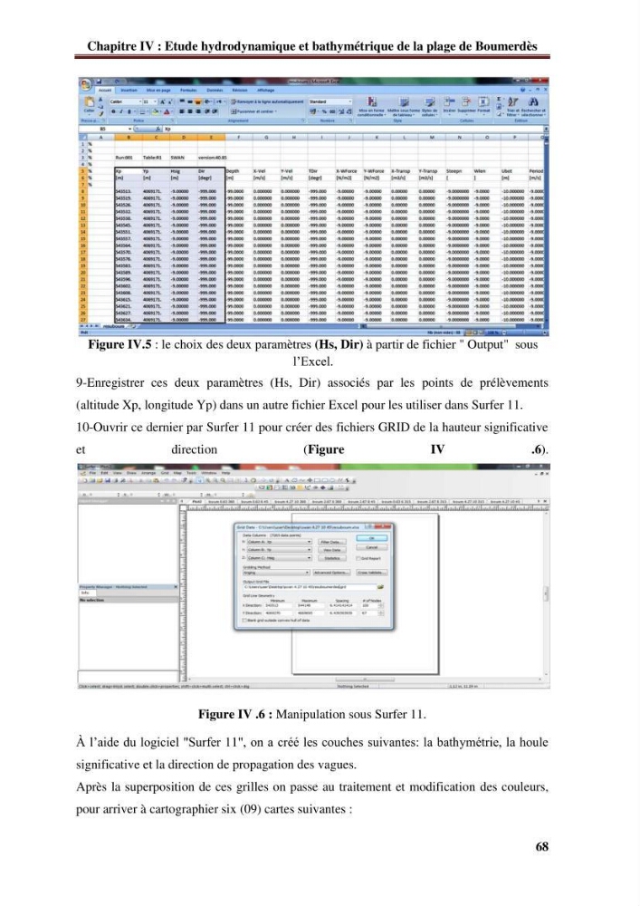 Analyse statistique de l\'évolution morphodynamique du morphodynamique du littoral de Boumerdès