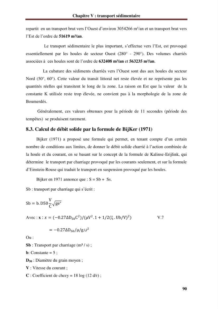 Analyse statistique de l\'évolution morphodynamique du morphodynamique du littoral de Boumerdès
