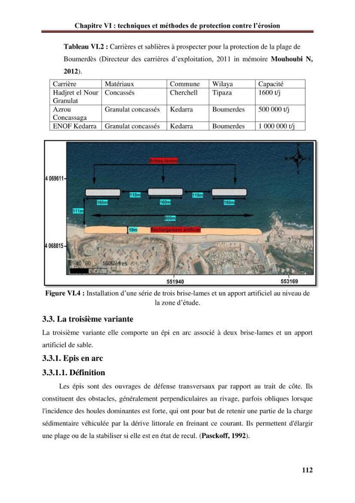 Analyse statistique de l\'évolution morphodynamique du morphodynamique du littoral de Boumerdès