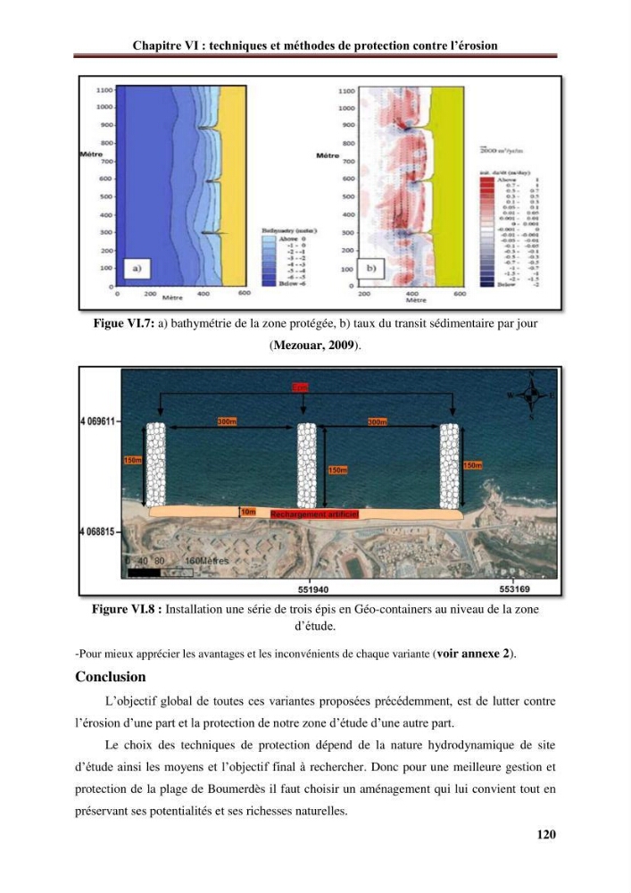 Analyse statistique de l\'évolution morphodynamique du morphodynamique du littoral de Boumerdès