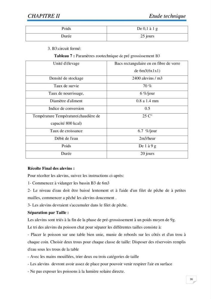 Contribution à la conception d\'une ferme d\'élevage de poisson chat (Clarias gariepinus):