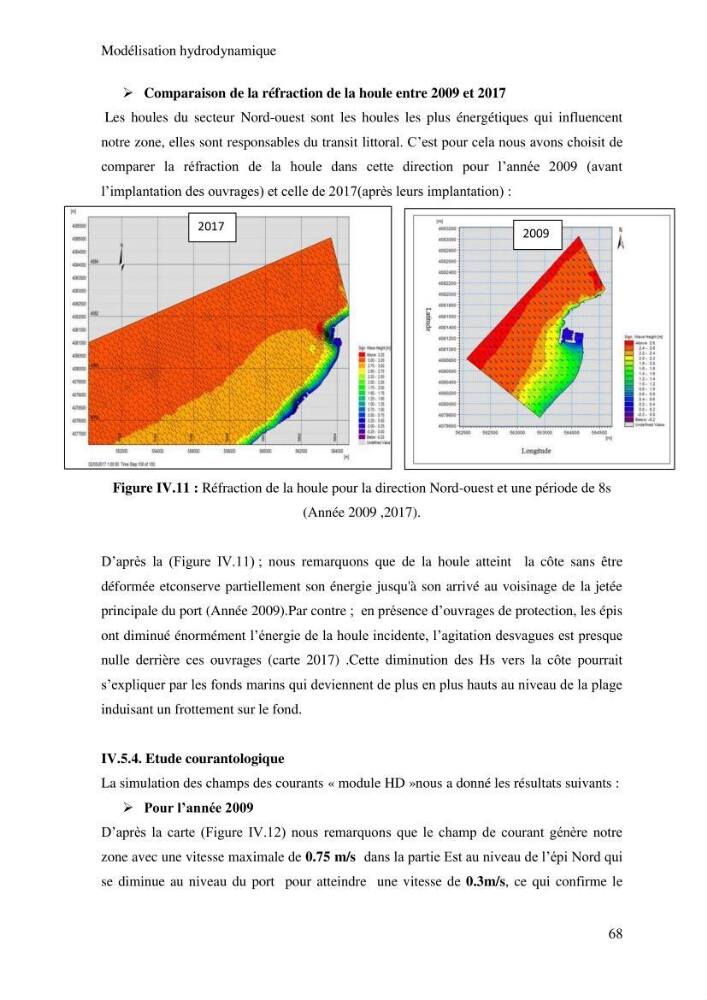 Impact des ouvrages portuaires sur l\'évolution d\'un littoral soumis à une forte dynamique sédimentaire