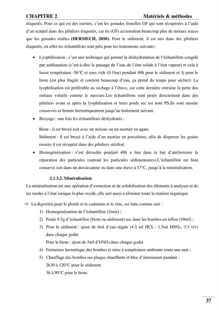 Contribution à l’étude de la pollution chimique et les paramètres vitaux de l’écosystème à Posidonia oceanica dans le front de mer de Bou- Ismail et de la Corne d’or de Tipaza.:
