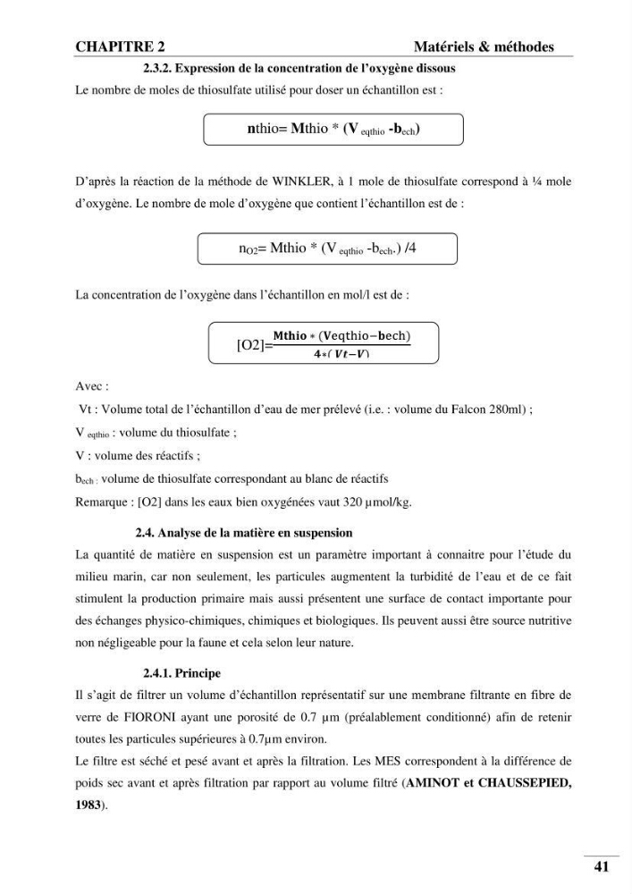 Contribution à l’étude de la pollution chimique et les paramètres vitaux de l’écosystème à Posidonia oceanica dans le front de mer de Bou- Ismail et de la Corne d’or de Tipaza.: