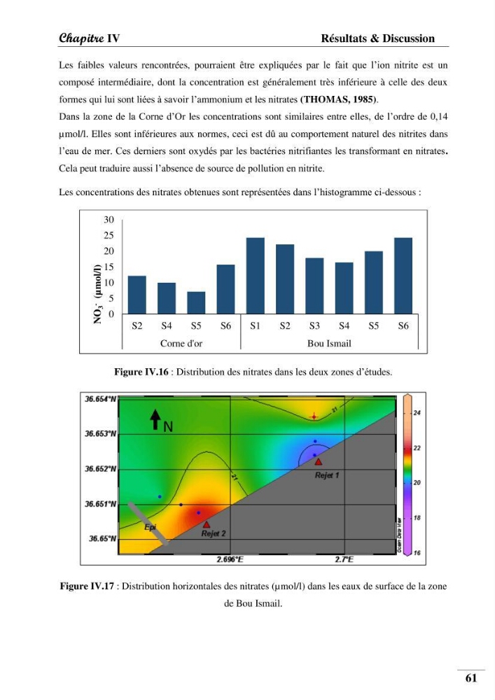 Contribution à l’étude de la pollution chimique et les paramètres vitaux de l’écosystème à Posidonia oceanica dans le front de mer de Bou- Ismail et de la Corne d’or de Tipaza.: