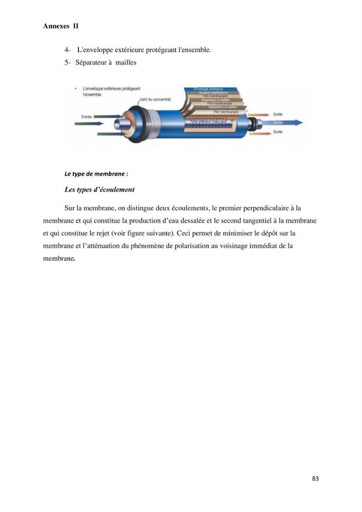 Suivi du procédé de dessalement de l\'eau de mer de la station d\'El Marsa et caractérisation des rejets de saumure