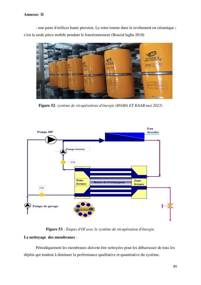 Suivi du procédé de dessalement de l\'eau de mer de la station d\'El Marsa et caractérisation des rejets de saumure