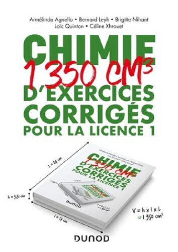 Chimie : 1350 CM3 d'exercices corrigés pour la licence 1 Chimie : 1350 CM3 d'exercices corrigés pour la licence 1