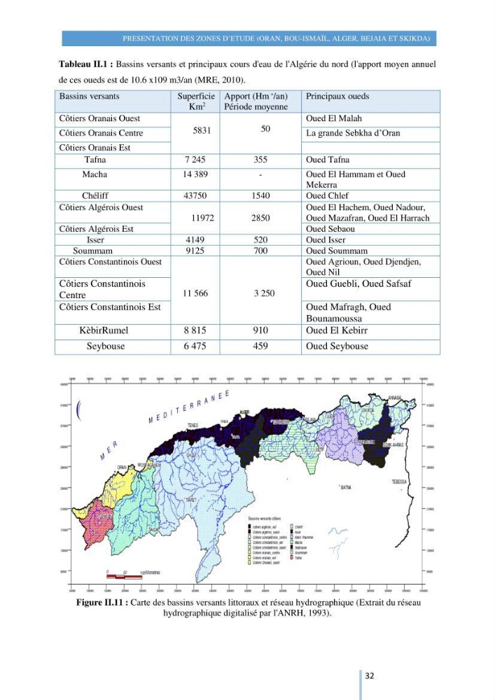 Modelisation numérique de la cinématique du trait de côte et la dynamique sédimentaire des plages sableuses (qOran, Bou-Ismail,Alger, Bejaia et Skikda) : cas d\'étude : Sidi Fredj