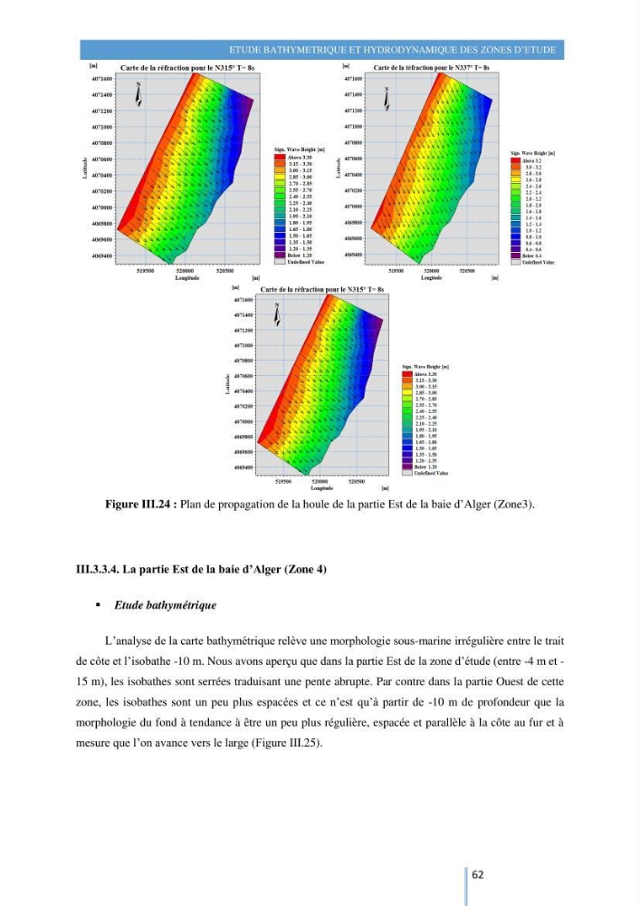 Modelisation numérique de la cinématique du trait de côte et la dynamique sédimentaire des plages sableuses (qOran, Bou-Ismail,Alger, Bejaia et Skikda) : cas d\'étude : Sidi Fredj