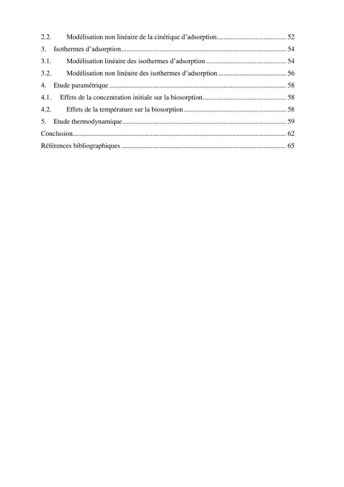 Etude de la biosorption des éléments traces métaliques (Pb2+,Cd2+,et Zn2+) sur une biomasse marine: